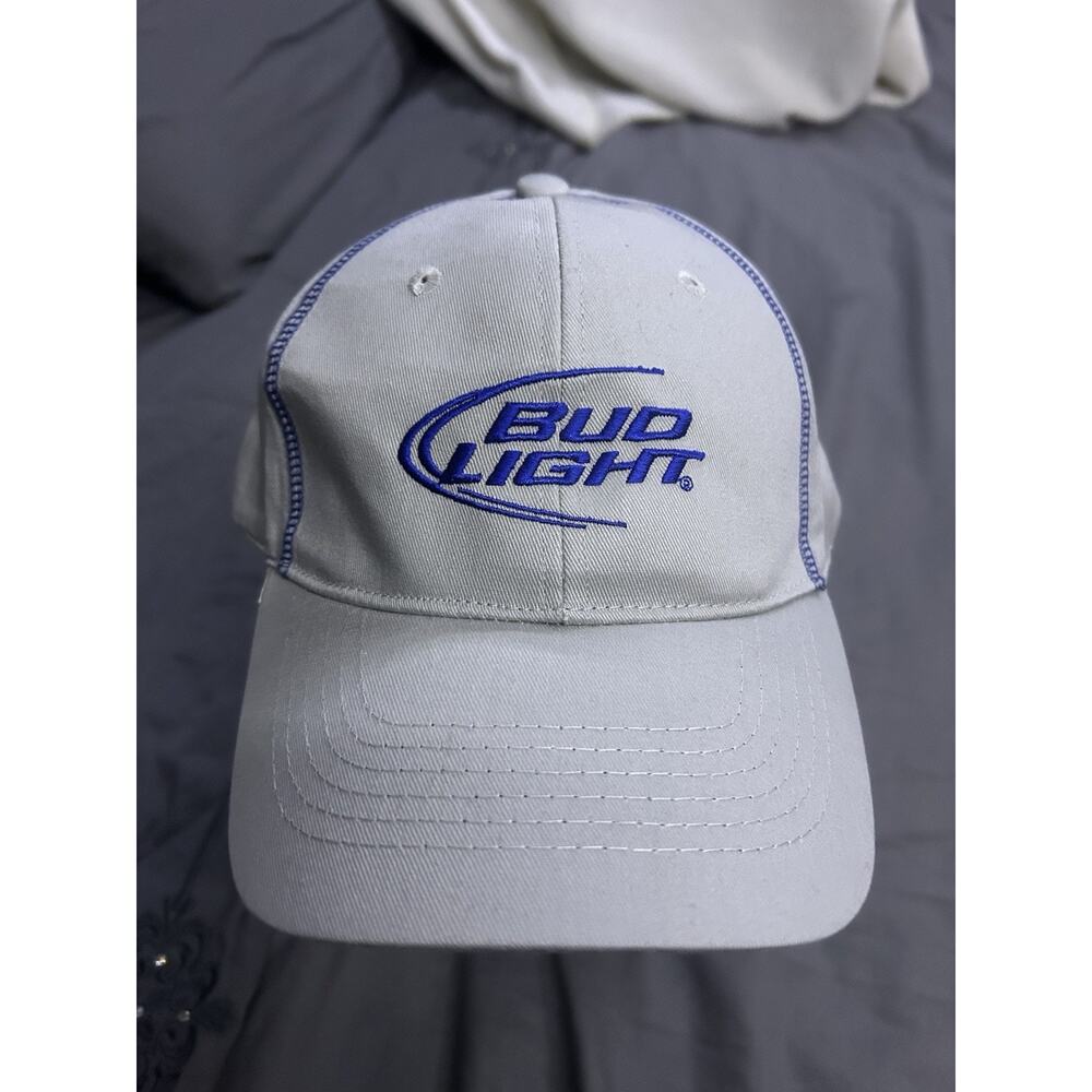 Bud Light Gray Blue Hat